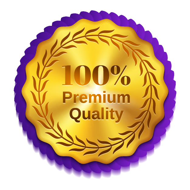 100% Premium Quality